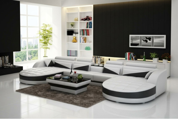Modernes Design U-Form Ecksofa für ein stilvolles Wohnzimmer