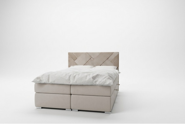 Boxspring Bett Hotel Doppel Luxus Betten Polster Bettkasten Funktion 140x200cm