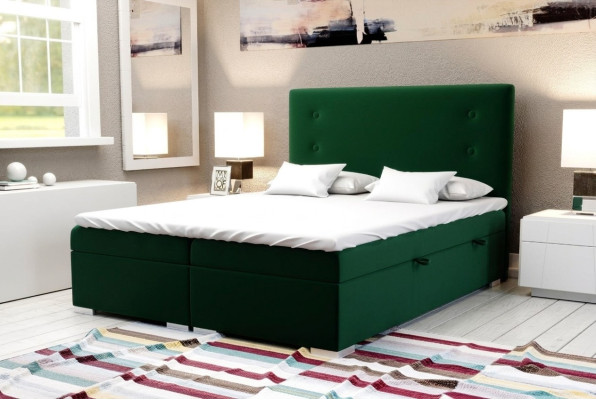 Boxspring Bett Hotel Doppel Komplett Set Matratze Topper Betten Funktion Kasten