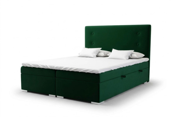 Boxspring Bett Hotel Doppel Komplett Set Matratze Topper Betten Funktion Kasten