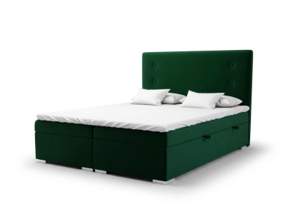 Boxspring Bett Hotel Doppel Komplett Set Matratze Topper Betten Funktion Kasten