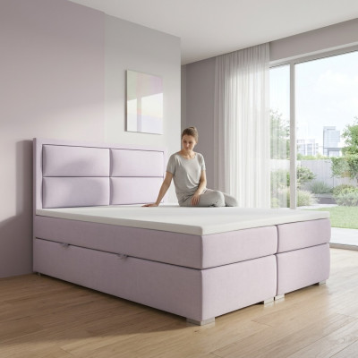 Boxspring Bett Hotel Doppel Komplett Set Topper Matratze Betten Funktion Kasten