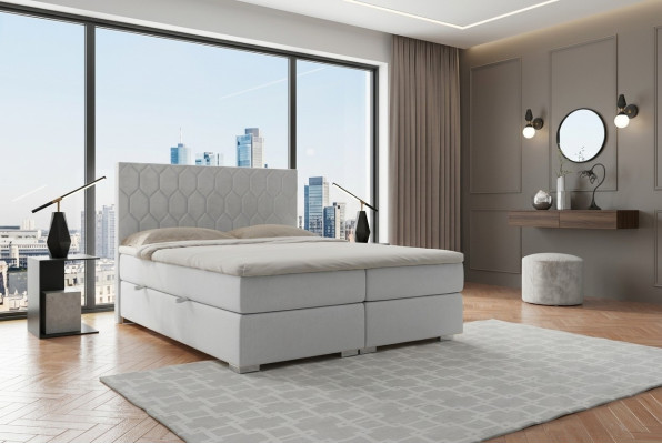 Boxspring Bett Hotel Design Samt Luxus Betten Polster Bettkasten Funktion Doppel