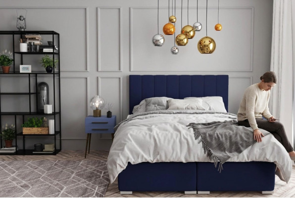 Boxspring Bett Hotel Doppel Komplett Set Matratze Topper Betten Funktion Kasten