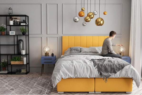 Boxspring Doppel Bett Hotel Komplett Set Matratze Topper Betten Funktion