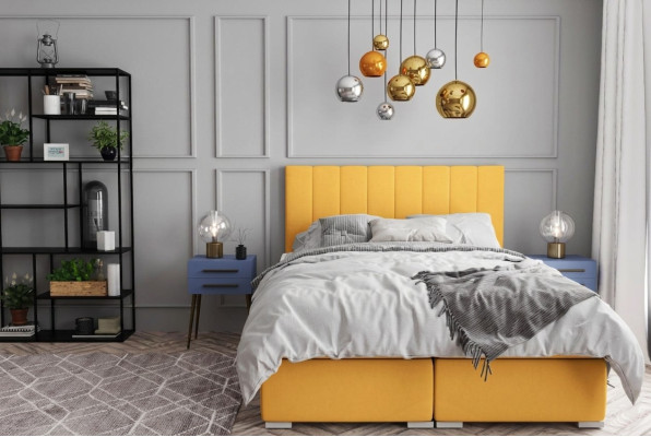 Boxspring Doppel Bett Hotel Komplett Set Matratze Topper Betten Funktion