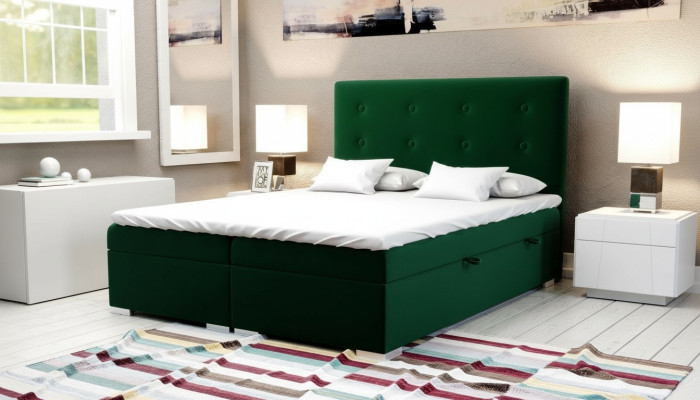 Boxspring Bett Hotel Doppel Bett Textil Luxus Betten Polster Bettkasten Funktion