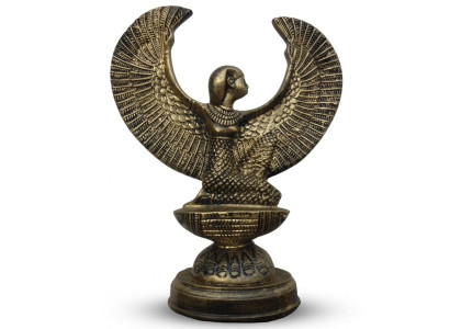 Ägypten Skulptur Göttin Isis Figur Statue Figuren Statuen Antik Stil 38cm Neu