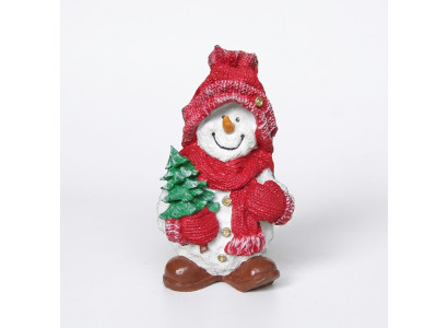 Weihnachtsmann Figur Statue Aussenleuchte Dekoration Nikolaus Skulptur 51cm Neu