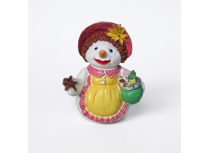 Schneemann Figur Statue Deko Figuren Deko Skulptur 32cm Winter Neu Statuen Neu