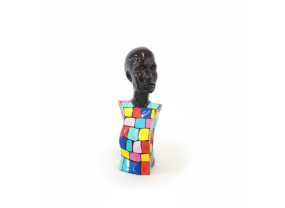 Abstrakte Skulptur Frauen Büste 70er Stil Statuen Skulpturen Figuren Wohnzimmer