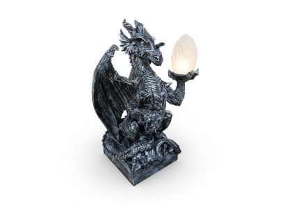 Deko Figur LAMPE Drachen Statue Skulptur 75cm Figuren Skulpturen NeuWG2020 N2
