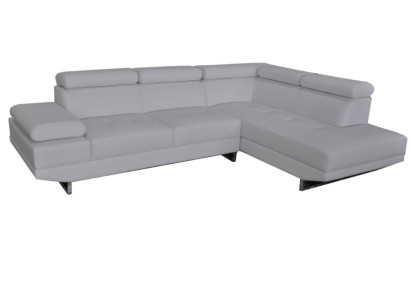 Ecke Leder mit USB Modern XXL Couch Wohnlandschaft Ledersofa Sofa L-Form B2003