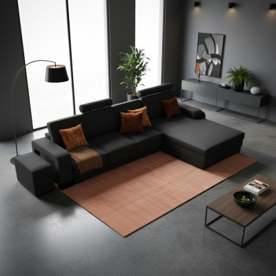 Exklusives Leder-Ecksofa Stilvolles Design für zeitlose Eleganz