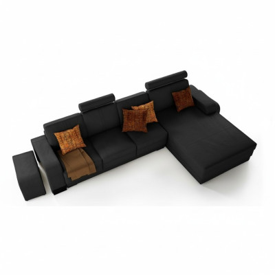 Exklusives Leder-Ecksofa Stilvolles Design für zeitlose Eleganz