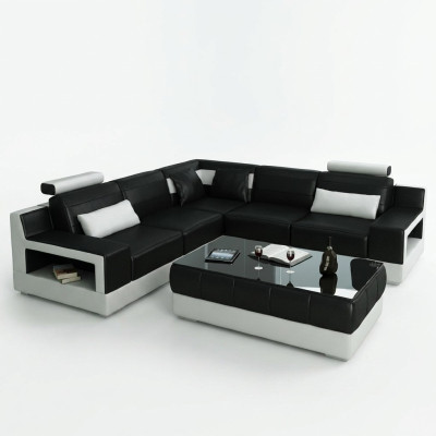 LEDERSOFA USB COUCH BETTFUNKTION GARNITUR WOHNLANDSCHAFT POLSTER Maßfertigung