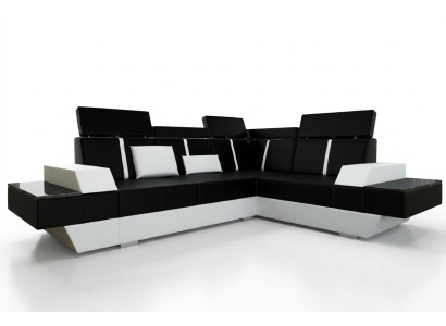 Maßfertigung Ledersofa USB Wohnlandschaft Polster Sofa Ecksofa Eckcouch Couch