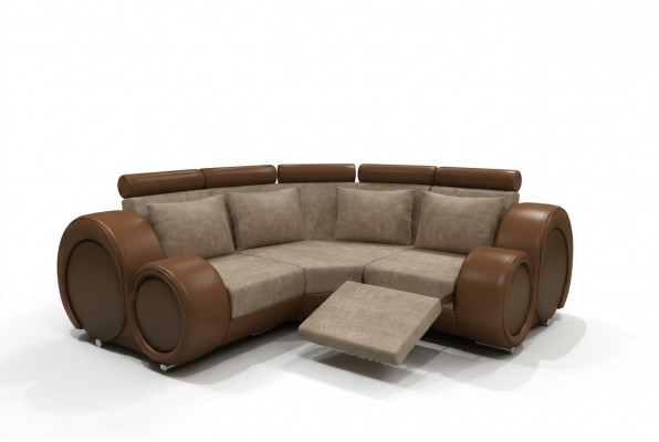 STOFFSOFA TEXTIL WOHNLANDSCHAFT SOFA BERLINX RELAXFUNKTION COUCH ECKSOFA mit USB