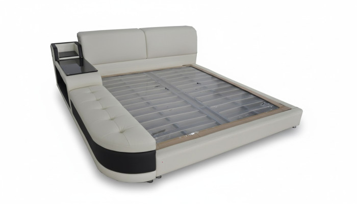 Designer Polsterbett für Schlafzimmer aus hochwertigen Materialien