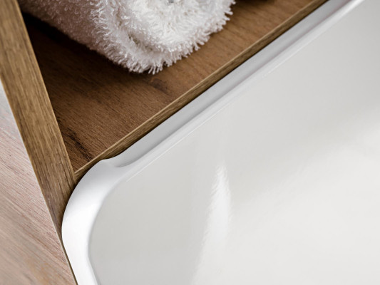 Design Badezimmer Möbel Bad 5tlg. Set Schrank Waschbecken
