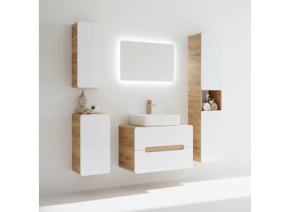 Design Badezimmer Möbel Bad 5tlg. Set Garnitur Schrank Waschbecken