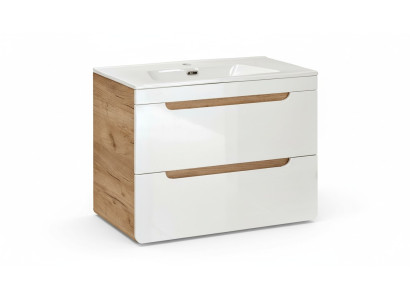 Waschbecken 60cm Waschbeckenunterschrank Badezimmerschrank