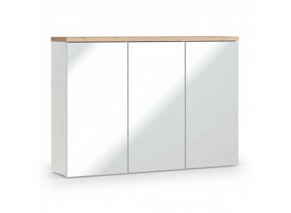 Spiegelschrank Wandschrank Badezimmerschrank mit Spiegel 100 cm