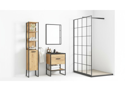 Design Badezimmer Möbel Bad 5 tlg. Set Garnitur Schrank Waschbecken