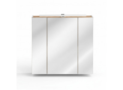 Spiegelschrank Wandschrank Badezimmerschrank mit Spiegel 80 cm Deko LED