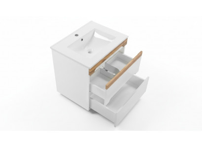 Waschbecken Waschtisch Unterschrank Keramik Becken Badezimmer