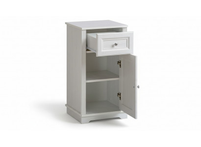 Badmöbel Unterschrank Badschrank weiß 81cm Schrank Badezimmermöbel Hänge Bad Neu