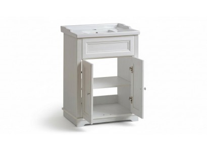Badmöbel Antik Stil Becken Landhaus Badezimmer 60cm Waschbecken