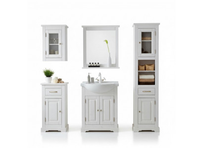Badezimmer Waschbecken Badmöbel Set Badmöbelset 5tlg. Zimmer