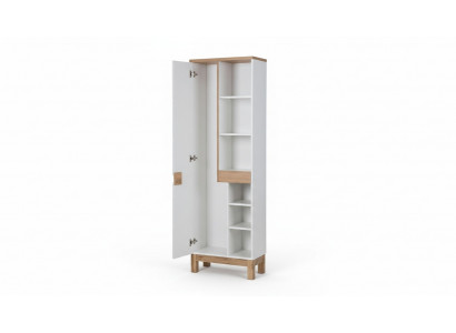 Badschrank Hochschrank Schrank Aufbewahrung Dekorative Badezimmer Weiß Bad