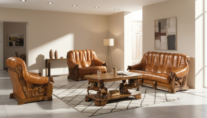 Couch Zweisitzer Klassische Ledersofa Couch Polster Sofa 2 Sitzer Leder