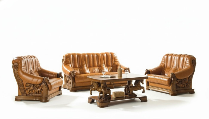 Couch Zweisitzer Klassische Ledersofa Couch Polster Sofa 2 Sitzer Leder