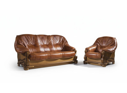 Sofagarnitur 3+1+1 Sitzer Klassischer Wohnlandschaft Polster Couchen Sofas Neu