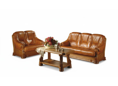 Klassische Dreisitzer Couch Couchen Polster Sofa 3Sitzer Leder Couchen