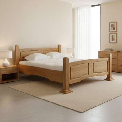 Antik Stil Klassisches Bett Doppelbett Betten Schlafzimmer Holz 60/180cm