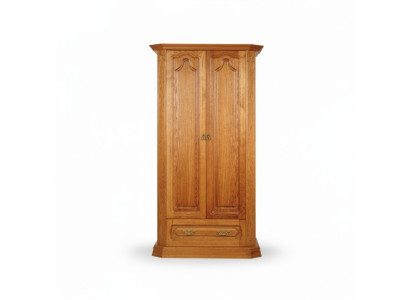 Landhaus Schrank Kleiderschrank Holzschrank Büro Klassische Kleiderschränke Neu