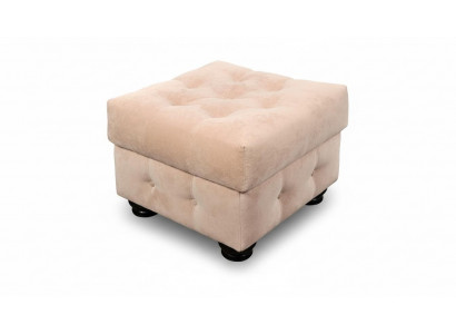 XXL Fußhocker Club Lounge Hocker Textil Ottoman Design Pufa Ottomane Neu