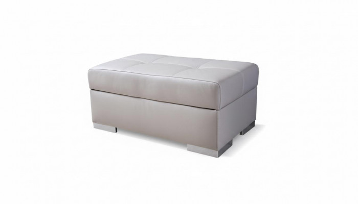 XXL Fußhocker Club Lounge Dekor Hocker Leder Textil Ottoman Designer Pufa
