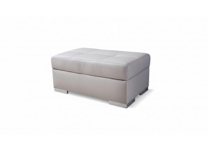 XXL Fußhocker Club Lounge Dekor Hocker Leder Textil Ottoman Designer Pufa