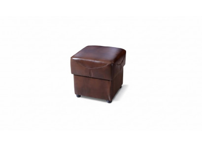 XXL Fußhocker Club Dekor Lounge Hocker Leder Textil Ottoman Designer Pufa