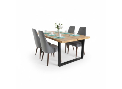Design Tisch Esstisch Holz Tische Büro Konferenz Esszimmer Essbereich