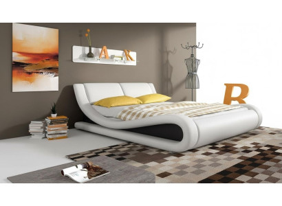 Polsterbett Betten Bett Polster Kunstleder Designer Hotel Doppel Luxus Design