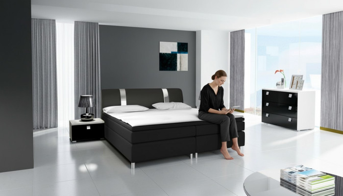 Design Schlafzimmer Moderne Garnituren Komplett Schrank Bett Kommode Nachttisch