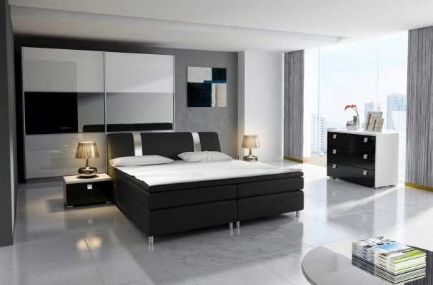 Design Schlafzimmer Moderne Garnituren Komplett Schrank Bett Kommode Nachttisch