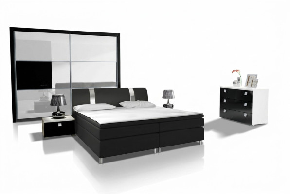 Design Schlafzimmer Moderne Garnituren Komplett Schrank Bett Kommode Nachttisch
