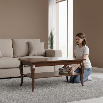 Barock Rokoko Extra Klasse Couchtisch Holz Tisch Beistell Sofa Couch Tische